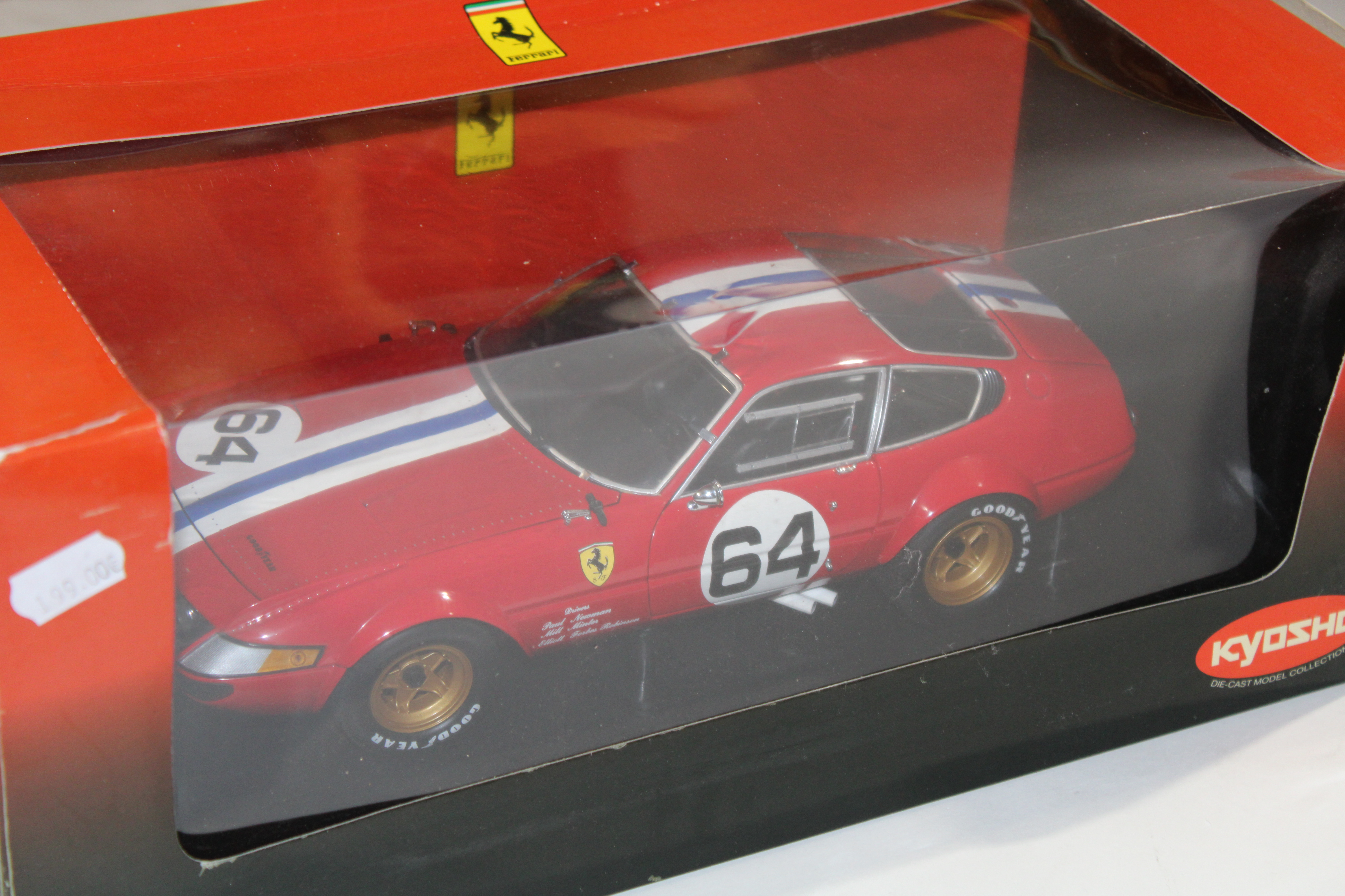 FERRARI 365 GTB/4 N°64 DAYTONA KYOSHO 1/18°
