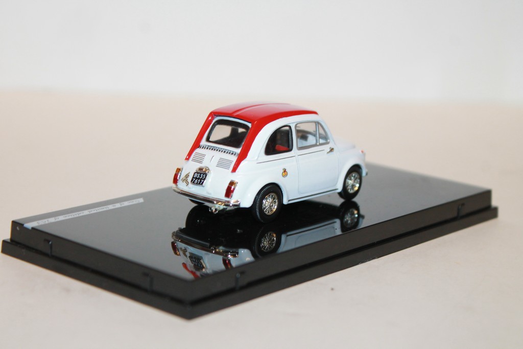FIAT ABARTH 595 SS WHITE RED 1964 VITESSE 1 43
