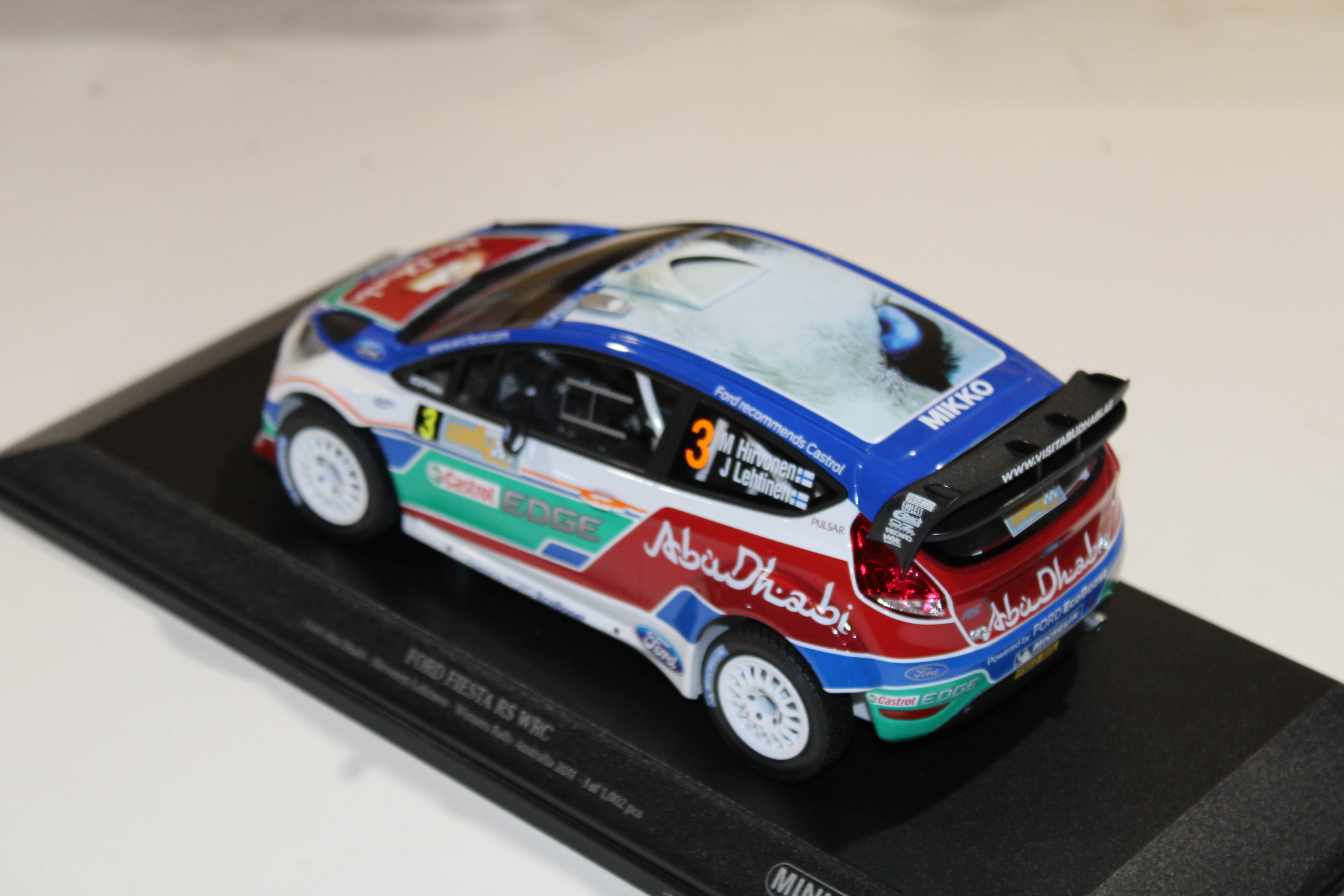 FORD FIESTA RS WRC WINNER RALLYE AUSTRALIE 2011 MINICHAMPS 1/18°