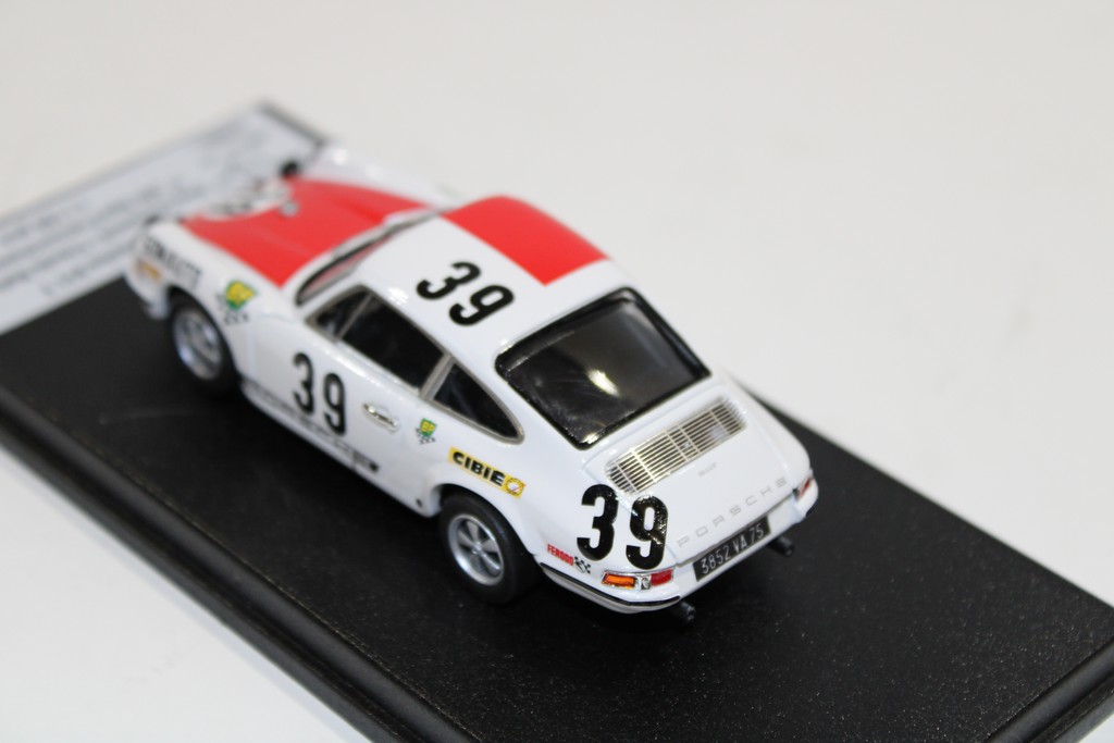 PORSCHE 911T 1ST 24H SPA-FRANCORCHAMPS 1969 - DSN TROFEU 1/43