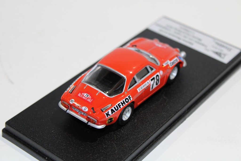 ALPINE A110 MONTE CARLO RALLY 1975 - TROFEU 1/43