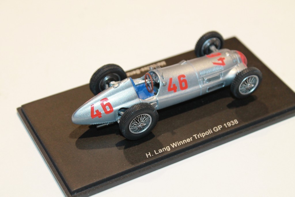 MERCEDES W154 N°46 WIN GP TRIPOLI 1938 SPARK 1/43°