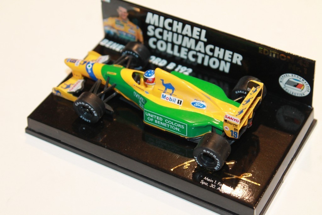 BENETTON FORD B192 SCHUMACHER 1992 MINICHAMPS 1/43°