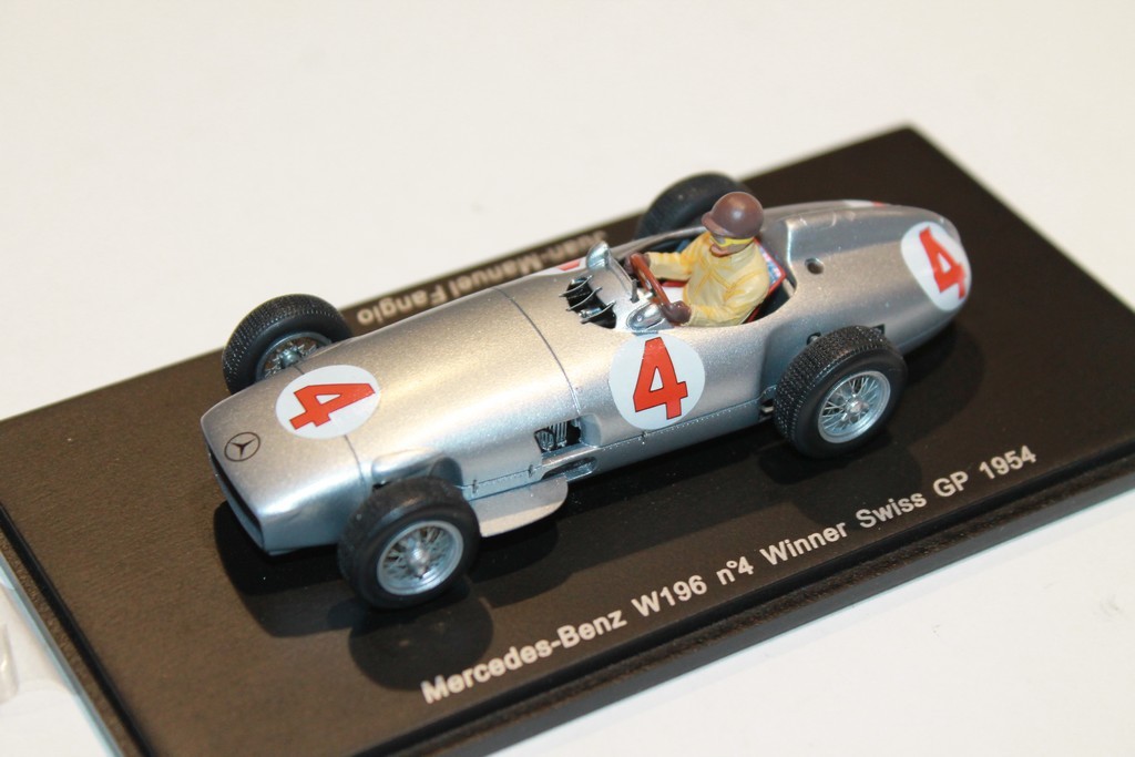 MERCEDES W196 N°4 WIN SWISS GP 1954 SPARK 1/43°