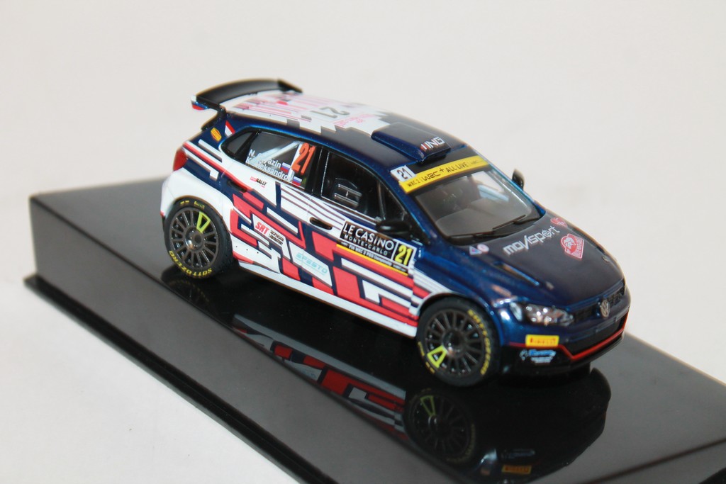 VOLKSWAGEN POLO GTi R5 N°21 RALLYE MONTE-CARLO 2021 IXO 1/43°