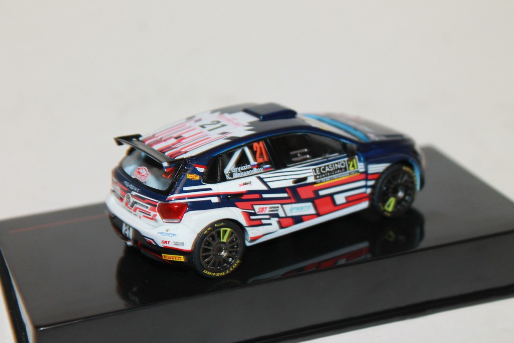 VOLKSWAGEN POLO GTi R5 N°21 RALLYE MONTE-CARLO 2021 IXO 1/43°