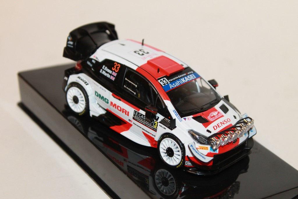 TOYOTA YARIS WRC N°33 2E RALLYE MONTE-CARLO 2021 IXO 1/43°