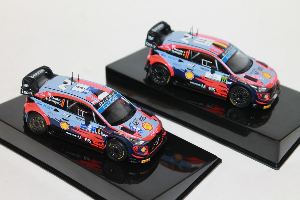 HYUNDAI i20 COUPE WRC N°8 VAINQUEUR RALLYE FINLANDE 2021 IXO 1/43°