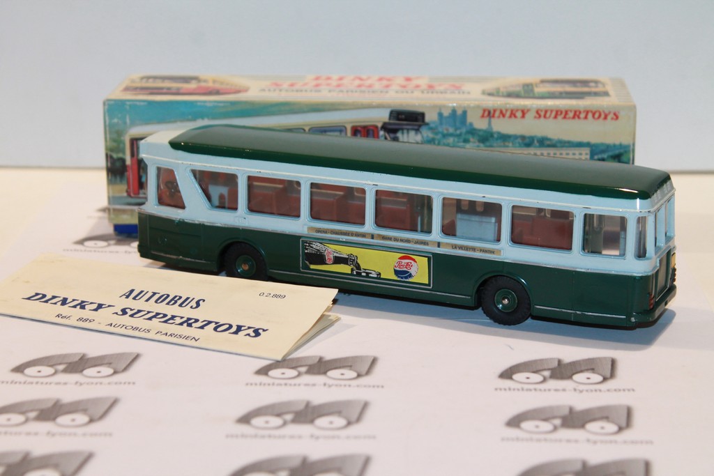 BERLIET PCM AUTOBUS PARISIEN DINKY TOYS 1/43°