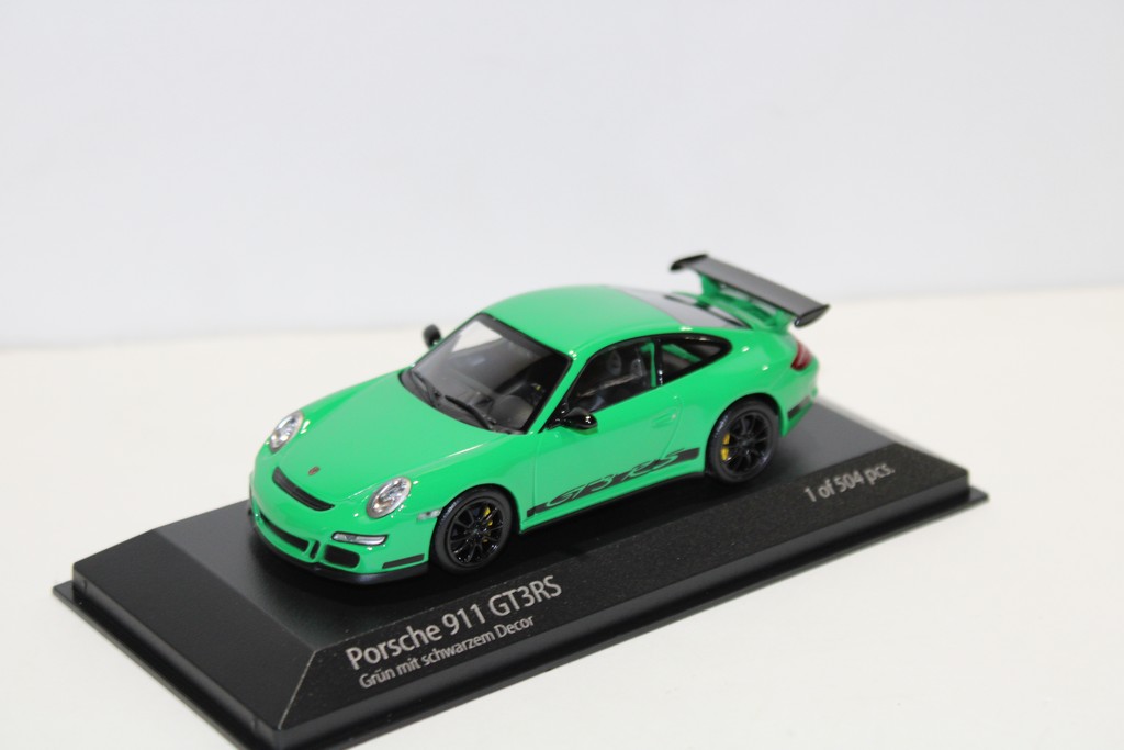 Porsche 911 GT3 RS Type 997.1 2006 Verte Minichamps 1/43