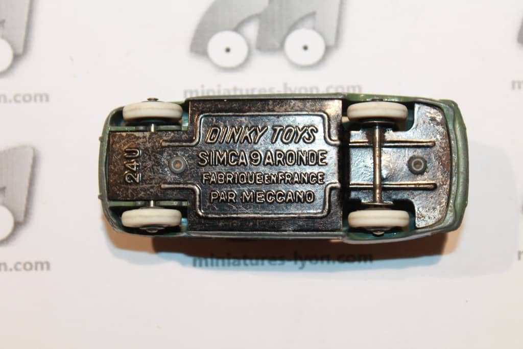 Dinky Toys Simca 9 Aronde 2 Tons Verte - 1/43, France, Boîte Copie (occasion)