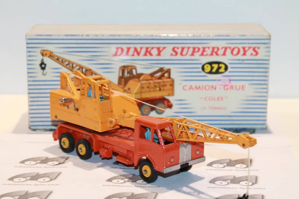 Camion Grue Renault Faineant Orange - CIJ, échelle 1/48, Manivelle Fonctionnelle