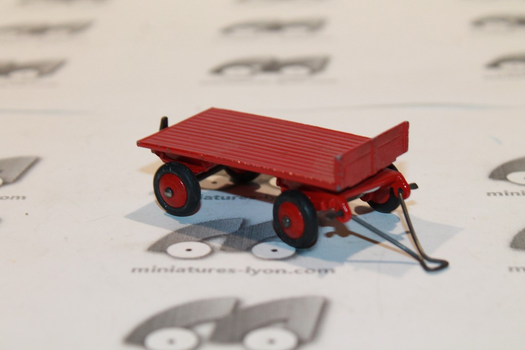 DINKY TOYS TRAILER ROUGE DINKY TOYS 1/43°