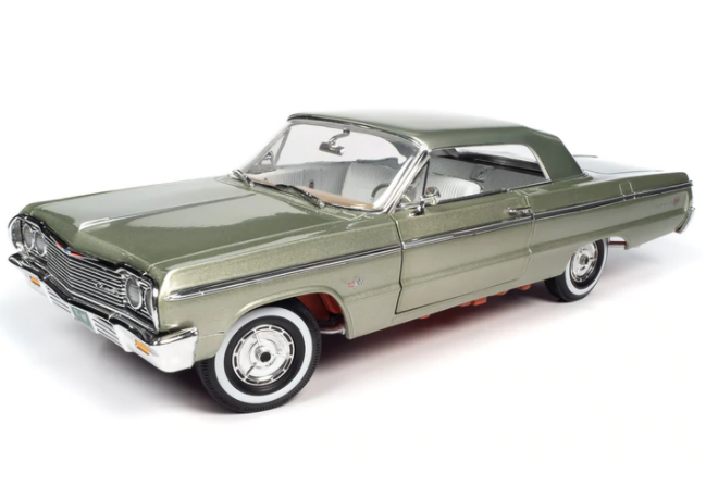 CHEVROLET IMPALA SS 409 VERTE AUTO WORLD 1/18°