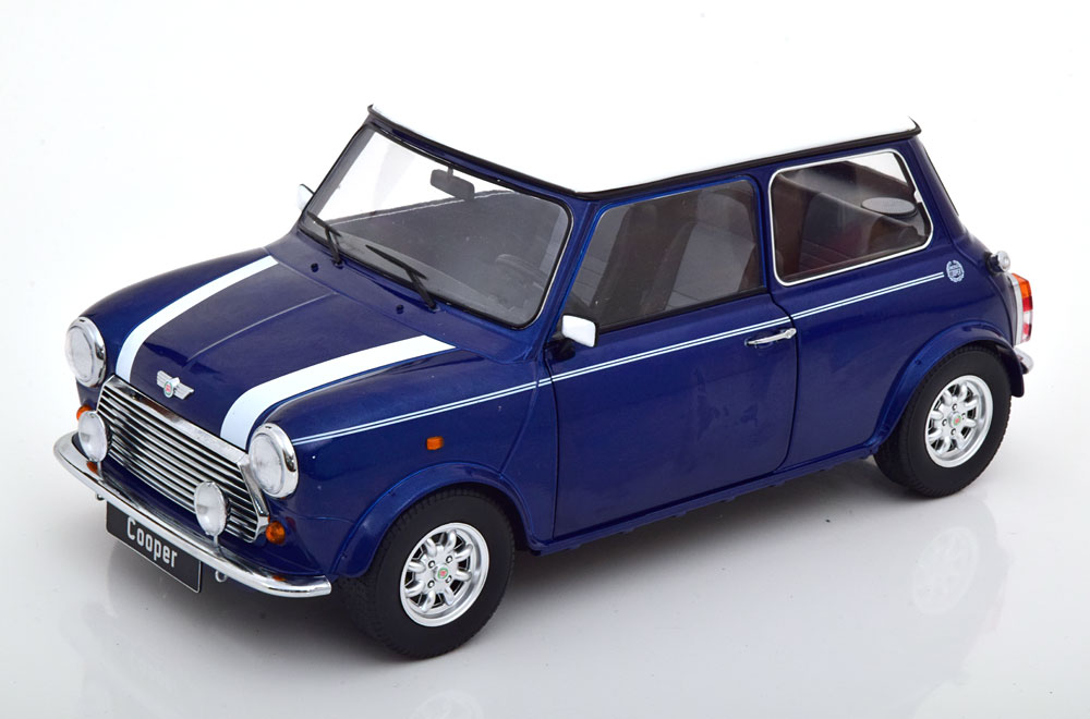 MINI COOPER 1993 BLEU KK SCALE 1/12°