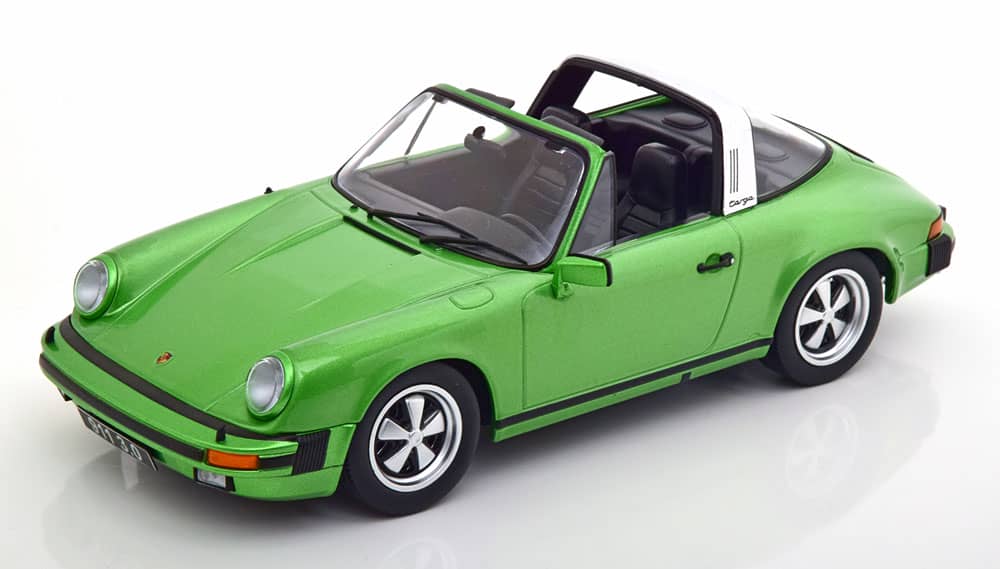 PORSCHE 911 SC TARGA VERT 1977 KKSCALE 1/18°