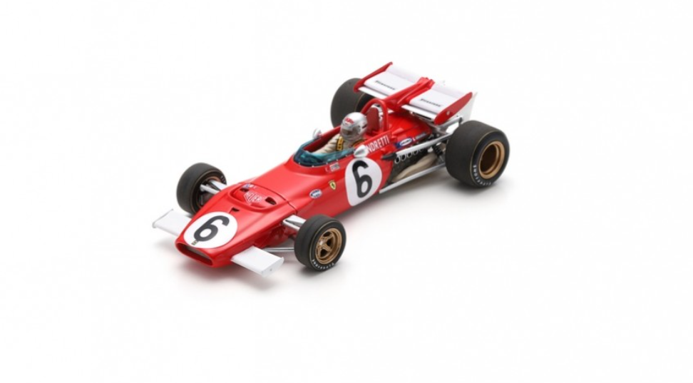 FERRARI 312 B #6 MARIO ANDRETTI WINNER SOUTH AFRICAN GP 1971 LOOKSMART 1/43°