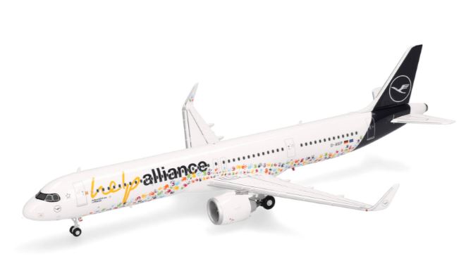 Lufthansa Airbus A321neo "Help Alliance" - D-AIEP Herpa 1/200