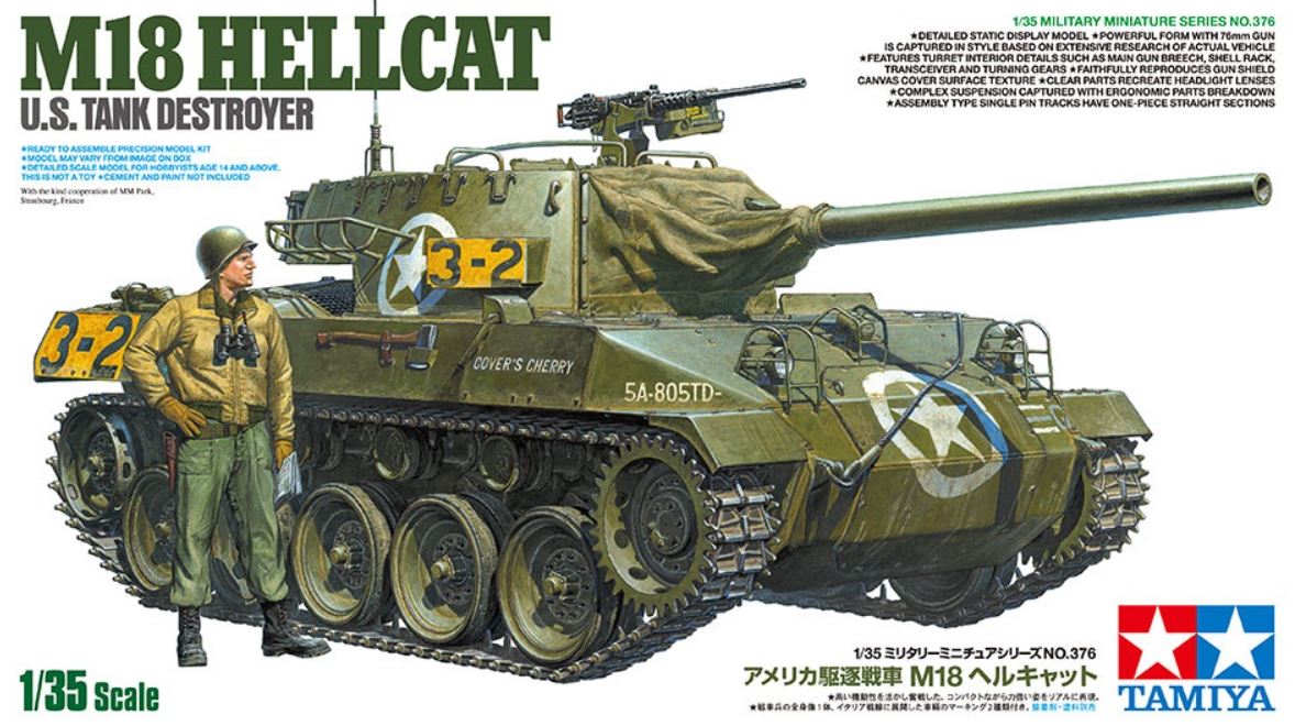 U.S. Tank Destroyer M18 Hellcat Tamiya 1/35