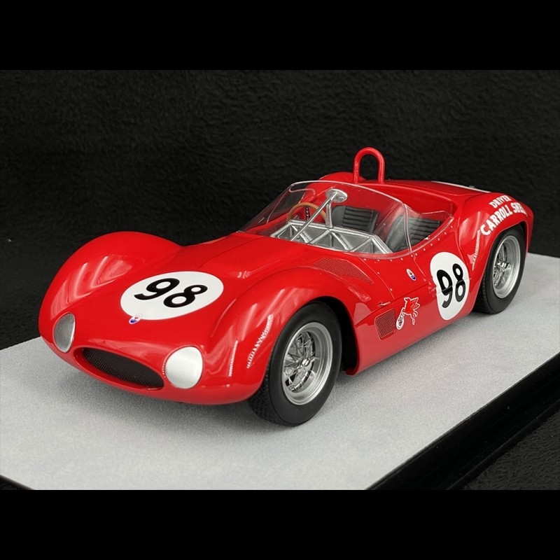 MASERATI BIRDCAGE TIPO 61 RIVERSIDE GP 1960 #98 WINNER TECNOMODEL 1/18°