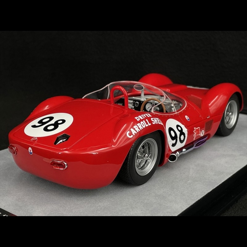 MASERATI BIRDCAGE TIPO 61 RIVERSIDE GP 1960 #98 WINNER TECNOMODEL 1/18°