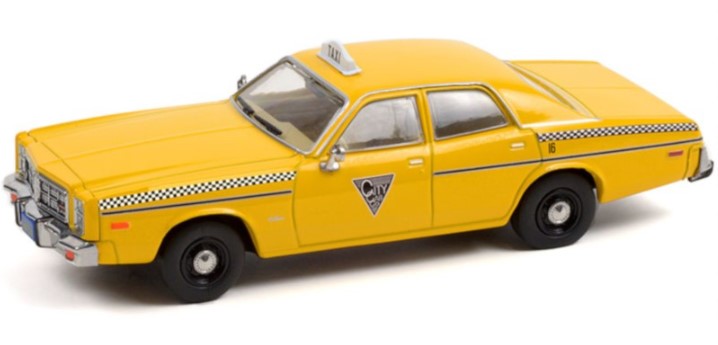 DODGE MONACO TAXI 1978 GREENLIGHT 1/18°