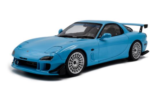 Mazda RX7 FD RS bleu néon 1994 SOLIDO 1/18