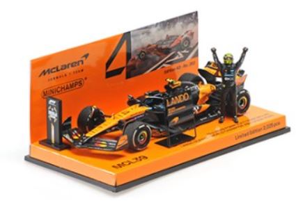 McLaren MCL39  Lando Norris 4 F1 World Champion Abu Dhabi 2025 Minichamps 1/43