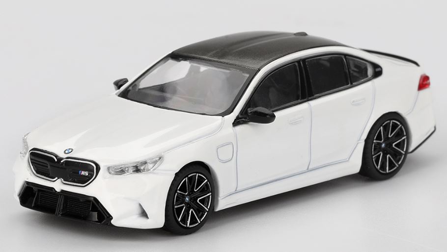 BMW M5 (G90) 2025 Alpine White MINIGT 1/64
