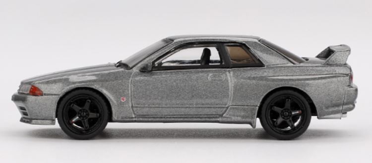 Nissan Skyline GT-R (NISMO BNR32 CRS Version) Dark Metal Gray Minigt 1/64