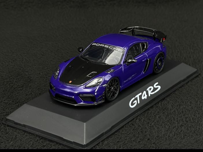 Porsche 718 Cayman GT4 RS Manthey Kit Ultraviolet Spark 1/43