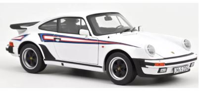 Porsche 911 Turbo 3.3 1980 blanc (bleu, rouge) NOREV 1/18