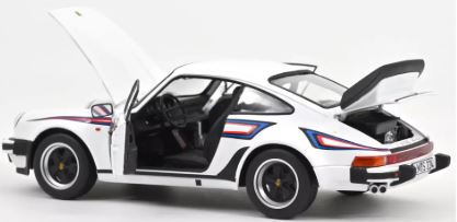 Porsche 911 Turbo 3.3 1980 blanc (bleu, rouge) NOREV 1/18