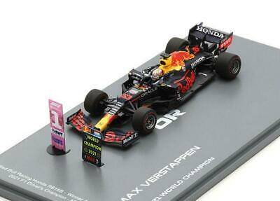 RED BULL RB16B ABU DHABI CHAMPION DU MONDE 2021 SPARK 1/43°