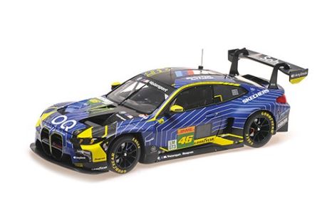 BMW M4 GT3 EVO 1812 Km du Qatar 2025 V. Rossi - A. Al-Harthy - K. van der Linde Minichamps 1/18