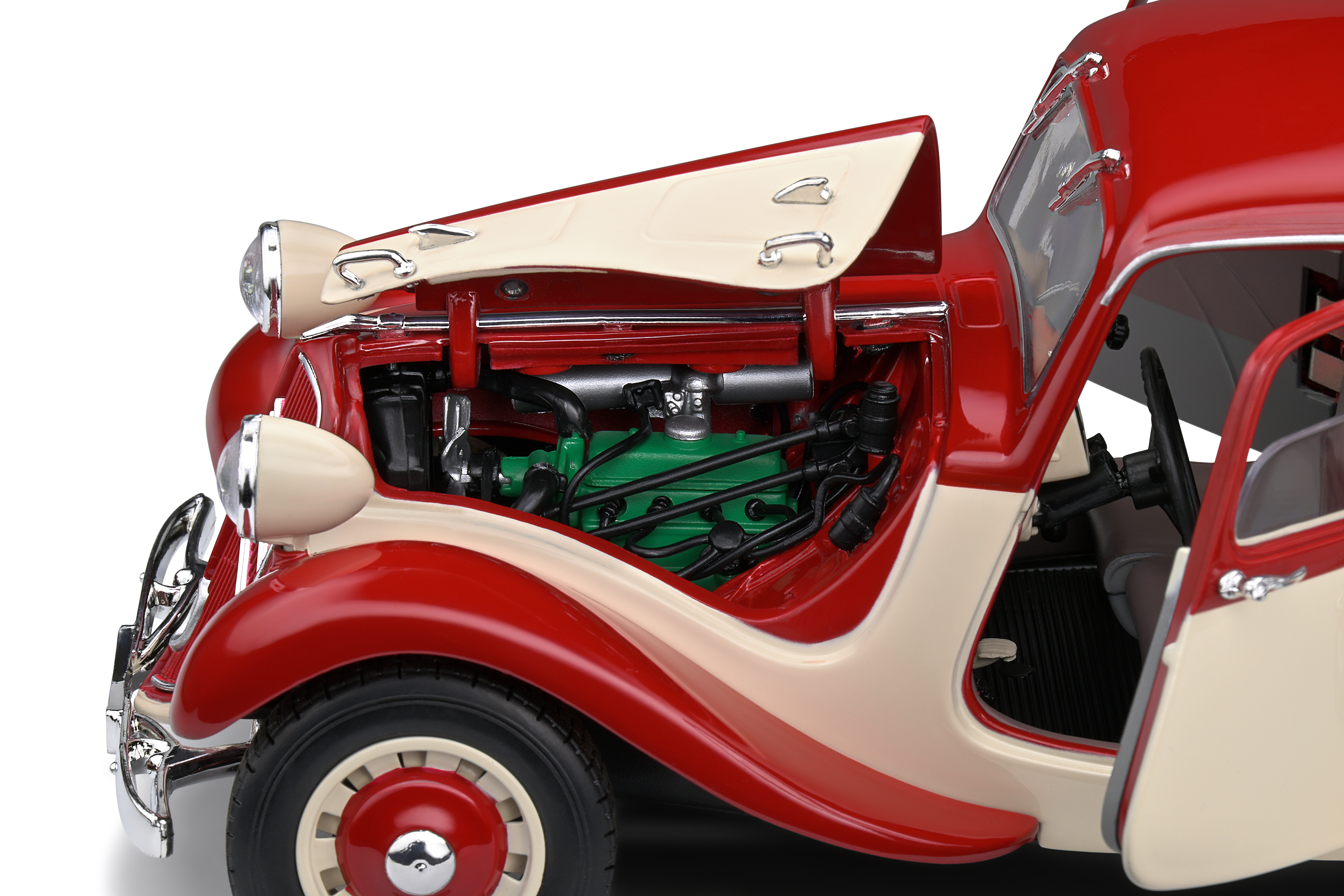 CITROEN TRACTION 7 BI-TON ROUGE 1937 - SOLIDO 1/18