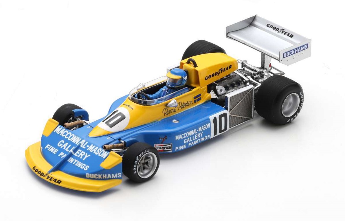 MARCH 761 N°10 R. PETERSON BRITISH GP 1976 SPARK 1/43°