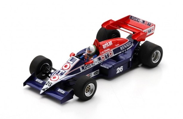 LIGIER JS23 GP ALLEMAGNE 1984 SPARK 1/43°