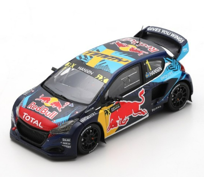 PEUGEOT 208 WRX T.HANSEN 2020 SPARK 1/43°