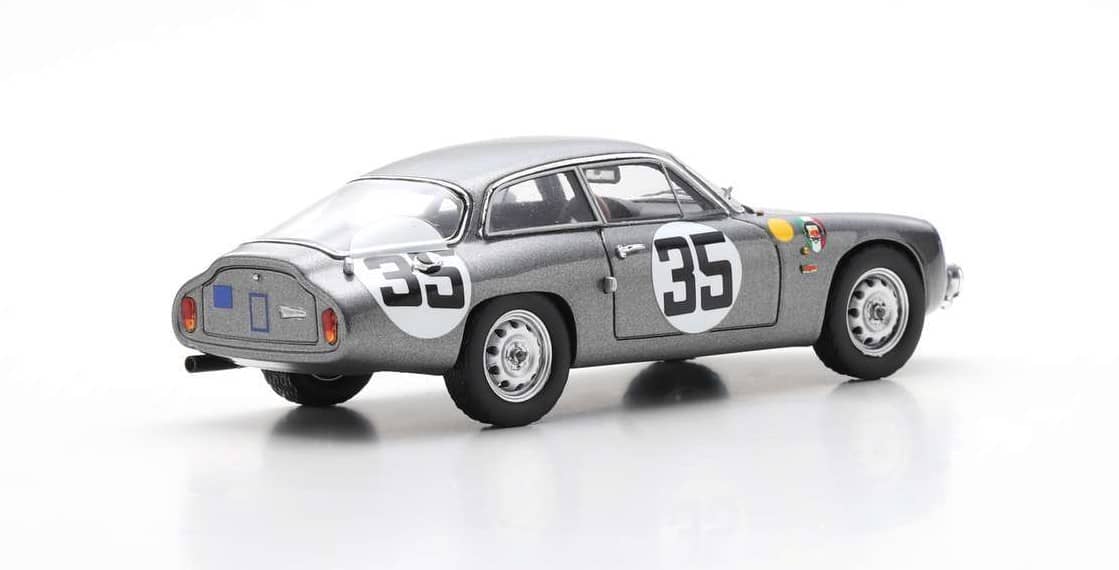 ALFA ROMEO GIULIETTA SPORT ZAGATO N°35 24H LE MANS 1963 SPARK 1/43°