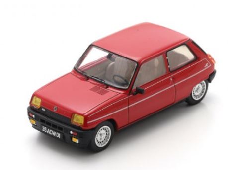 RENAULT 5 Alpine Turbo 1982 rouge SCHUCO 1/43
