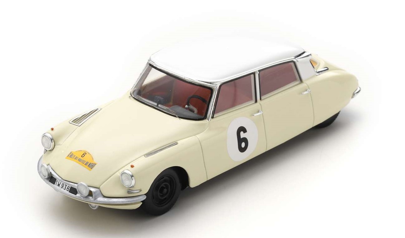 CITROEN DS19 N°6 VAINQUEUR RALLYE DES ROUTES DU NORD 1963 SPARK 1/43°