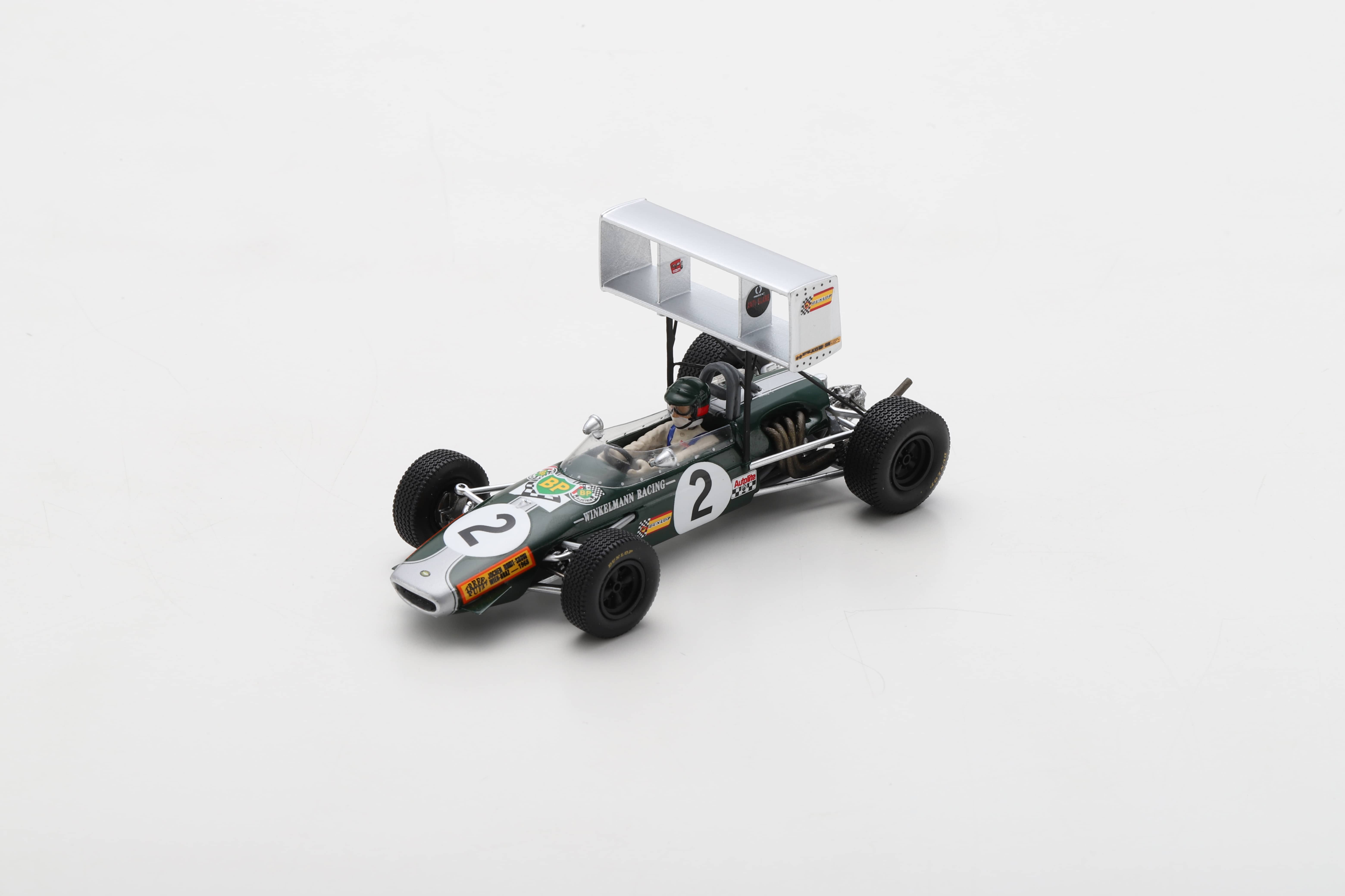 BRABHAM BT23C N°2 TESTS GP ALBI F2 1968 SPARK 1/43°