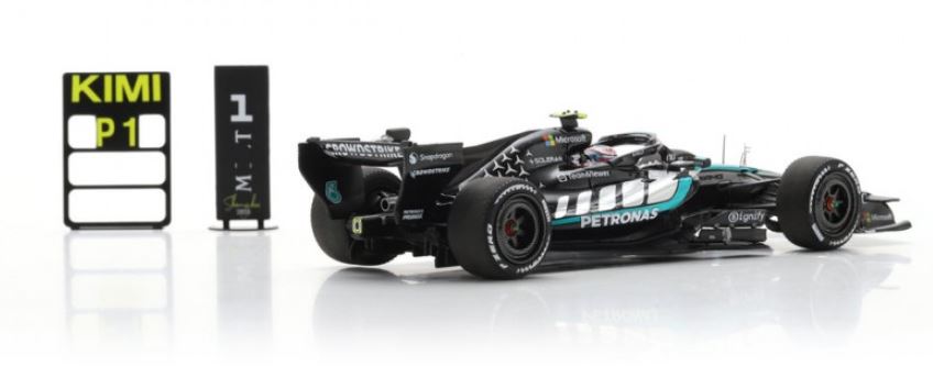 MERCEDES-AMG W17 N°12 Mercedes AMG Petronas F1 Team Vainqueur GP Chine 2026 Kimi Antonelli SPARK 1/43
