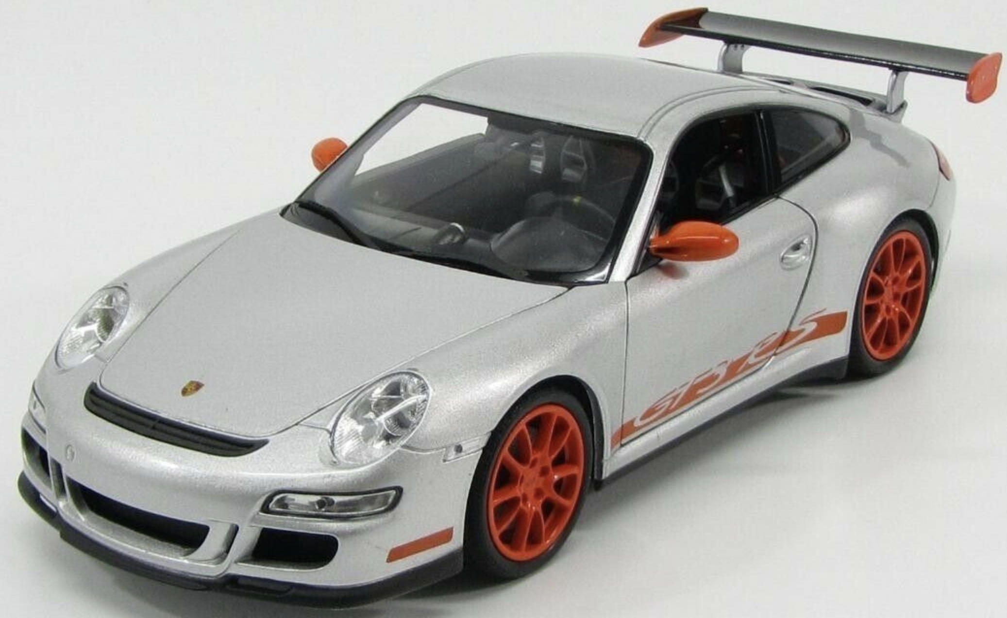 PORSCHE 911 (997) GT3 RS 2007 WELLY Argent1/18°
