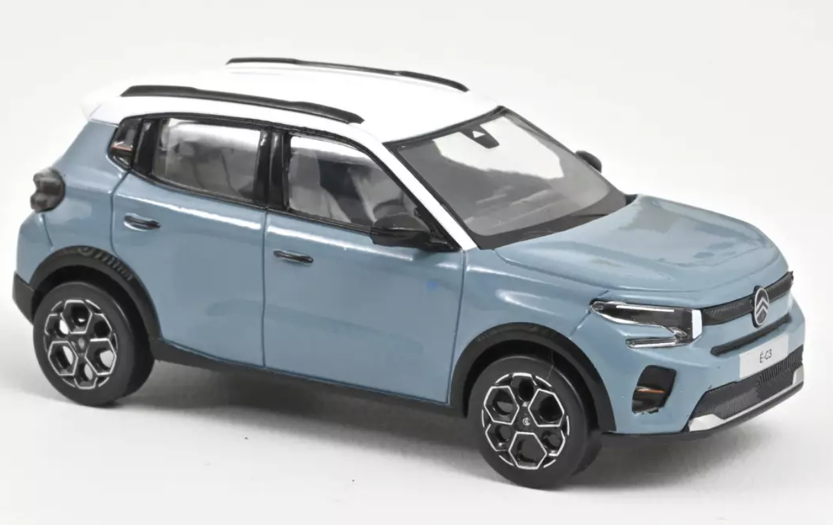 Citroen e-C3 2024 Monte Carlo blue & white roof 1/43º