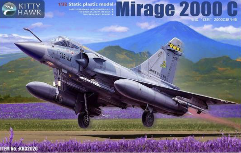 MODEL  MIRAGE 2000 C - KITTY HAWK  - 1/32