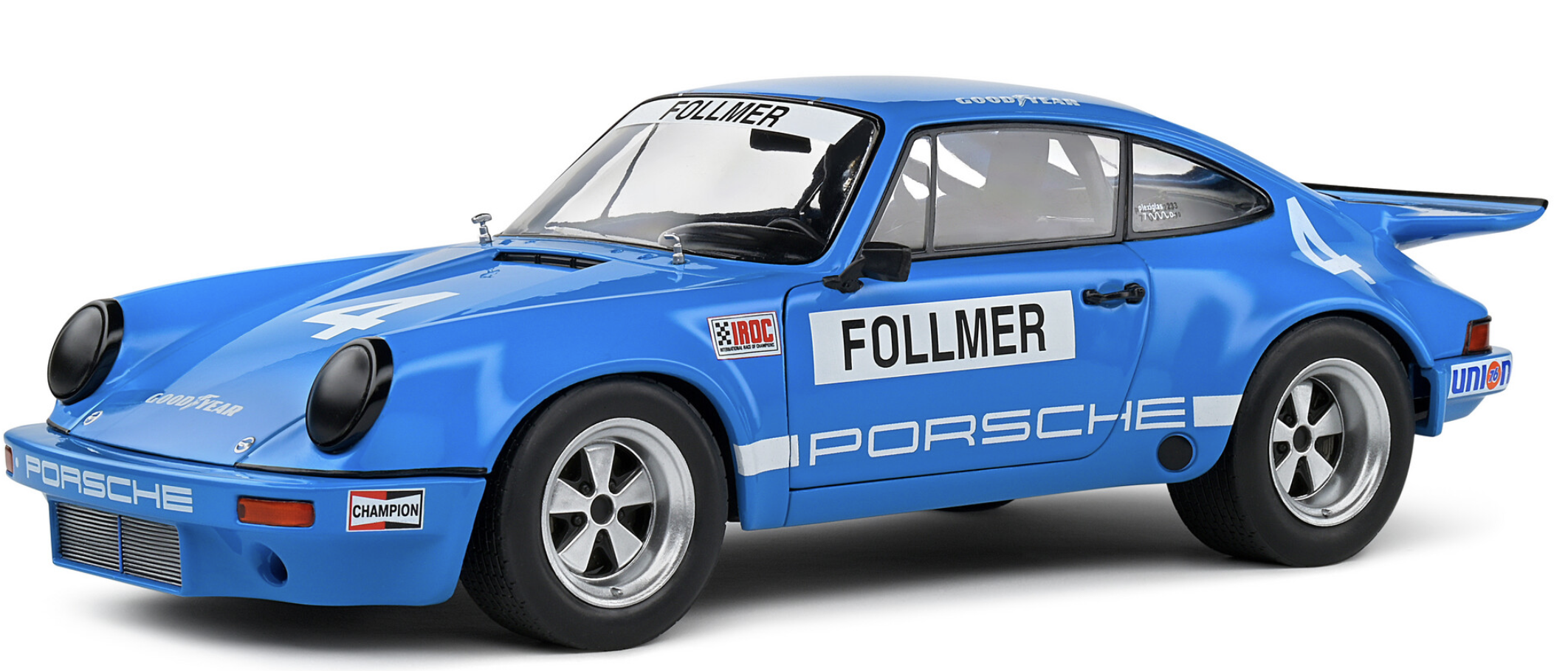 PORSCHE 911 IROC BLUE 1974 SOLIDO 1/18
