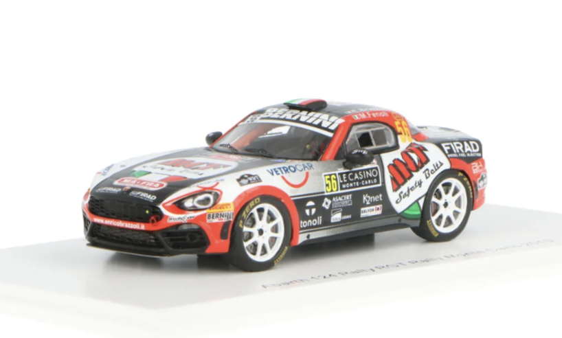 FIAT ABARTH 124 RGT #56 RALLY MONTE MONTE- CARLO 2019 IXO 1/43
