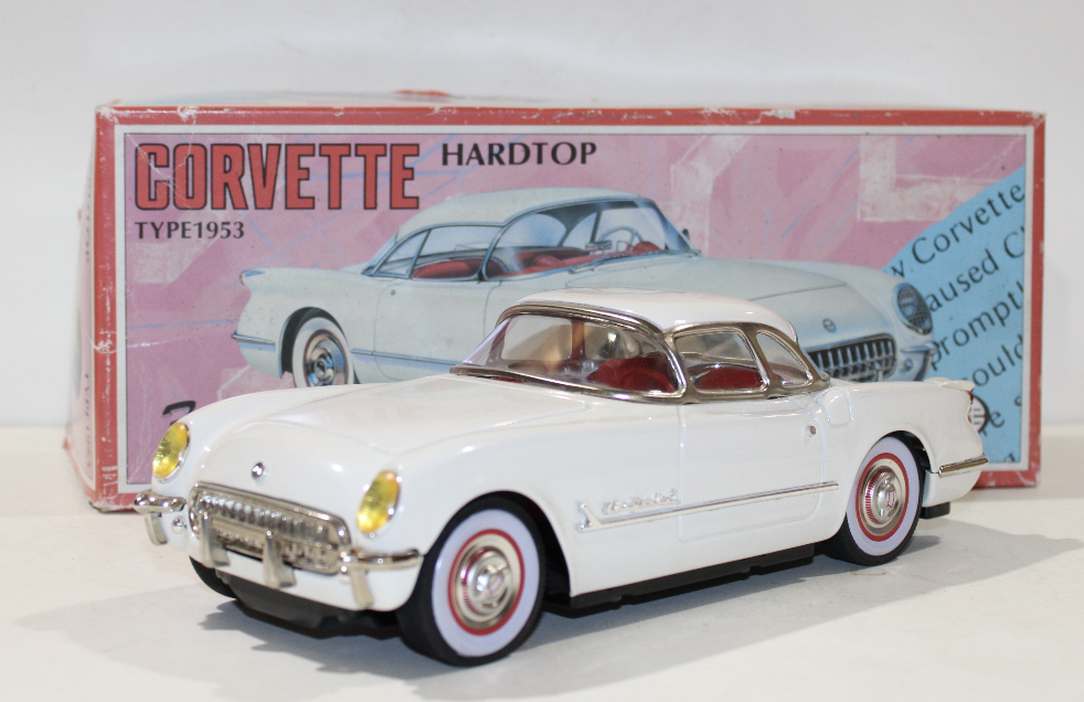 CORVETTE HARDTOP WHITE FIFTIES 1/18